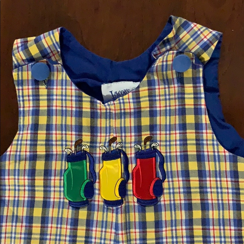 Colorful Boys Golf Jumper